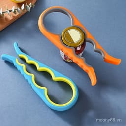 Kẹp lọ 4 trong 1, Dụng cụ mở nắp, Dụng cụ mở hộp & Dụng cụ mở chai - Thiết yếu gia đình bằng thép không gỉ 7