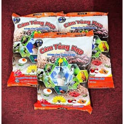 Combo 5 gói cám chim Tổng hợp Lão Đại 1kg (gói đỏ) dùng các loại chim cảnh chính hãng cao cấp 3