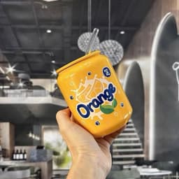 Ly cốc sứ uống nước thiết kế hình lon nước ngọt cực kỳ dễ thương, mang phong cách trẻ trung và hiện đại atnb 5