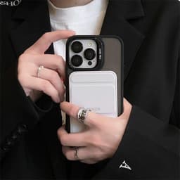 Ốp lưng tản nhiệt cho iPhone 16 11 12 13 14 15 Pro Max Plus Giá đỡ ống kính kim loại từ tính Vỏ mờ nâng cấp mới 9