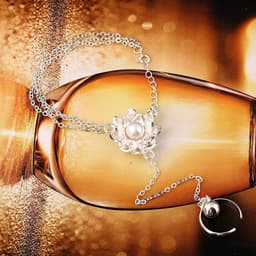 Vòng tay đính nhẫn Thương tâm hoa phong cách cổ trang phụ kiện thời trang 6