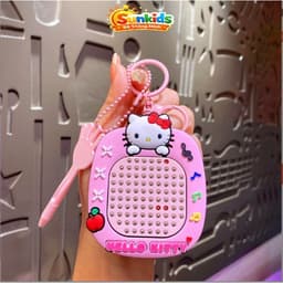 Đồ Chơi Móc Khoá Bảng Vẽ Nam Châm, Móc Khoá Bi Thép - Móc Khoá Xếp Hình Số Treo Balo, Túi Xách Sunkids Sunkids 6
