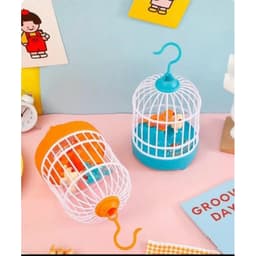 Đồ Chơi Lồng Chim Hót Có Nhạc Và Đèn Cảm Biết Khi Vỗ Tay 2