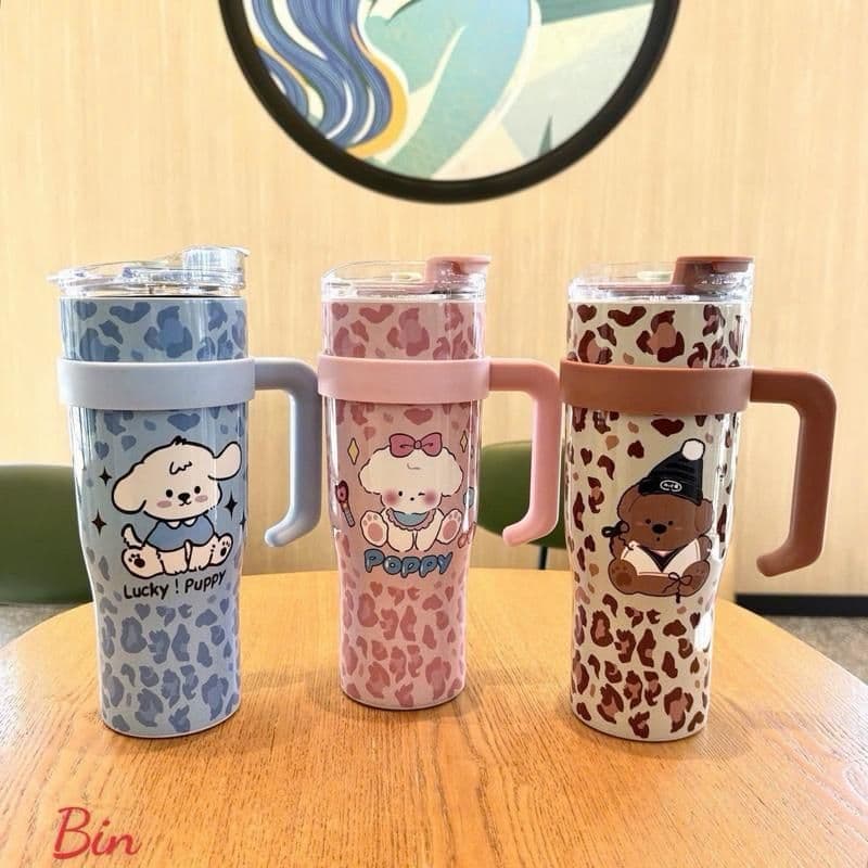 BÌNH GIỮ NHIỆT 1200ML họa tiết dễ thương Mẫu mới về cực xinh – tiện lợi cho mùa hè apin