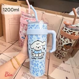 BÌNH GIỮ NHIỆT 1200ML họa tiết dễ thương Mẫu mới về cực xinh – tiện lợi cho mùa hè apin 7