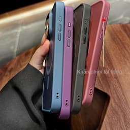 Ốp lưng chống sốc từ tính không dây chất lượng cao Frosted Shell cho iPhone 16 15 plus 14 13 12 11 pro max 8