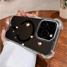 Ốp lưng điện thȯại trong suốt chống sốc từ tính chất lượng cao cho iPhone 17 16 15 14 13 12 11 17 pro max 7