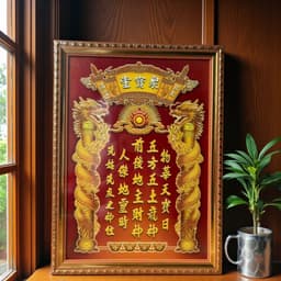Bài vị trúc chỉ RỒNG VIỆT cao cấp, phù điêu rồng tinh xảo với và không có đèn, chất lượng cao 7