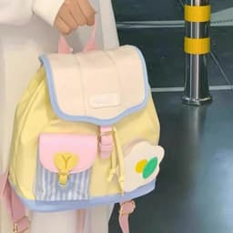 VINBEO Ba Lô LUCI mini Màu Tương Phản Dễ Thương Nhật Bản Hàn Quốc Thời t\rang sinh viên giản dị  ngọt ngào (AH002) 7