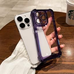 Ốp điện thȯại Trong Suốt Chống Sốc Bốn Góc cho iPhone 17 Air 16 15 14 13 12 11 17 pro max XR XS max 5