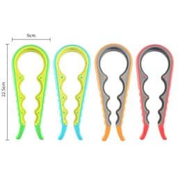 Kẹp lọ 4 trong 1, Dụng cụ mở nắp, Dụng cụ mở hộp & Dụng cụ mở chai - Thiết yếu gia đình bằng thép không gỉ 3