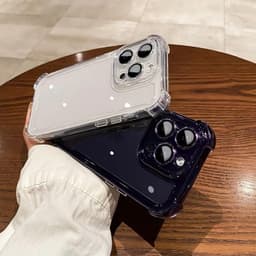 Ốp điện thȯại Trong Suốt Chống Sốc Bốn Góc cho iPhone 17 Air 16 15 14 13 12 11 17 pro max XR XS max 7