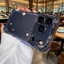 Ốp điện thȯại Tinh thể băng trong suốt chống sốc cho iphone 17 16 15 14 13 12 11 Pro max 5