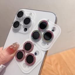 Phim bảo vệ ống kính đèn flash chống trầy xước có thể tháo rời cho iPhone 17 16 15 14 plus 13 12 11 17 Pro max 9