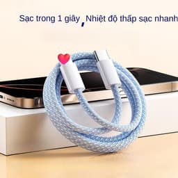 Cáp Sạc Nhanh PD 20W Dài 1M, 2M Dây Sạc Nhanh Dù Chống Đứt Dùng Cho Củ Cạc Nhanh ip Type C To Lᶖghting 2