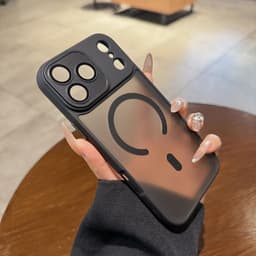 Ốp lưng chống sốc từ tính không dây chất lượng cao Frosted Shell cho iPhone 16 15 plus 14 13 12 11 pro max 2