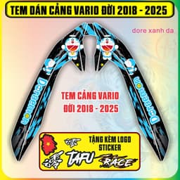 Tem Dán Cảng Xe Vario Đời 2018 Đến 2025 Mẫu Buny Decal 3 Lớp Chống Nước 4