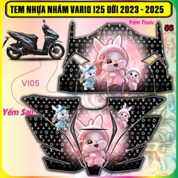 Tem nhựa nhám vario 125  đời 2023 dến 2025 mẫu mới hot trend dán che trầy chồng xước cực đẹp 5