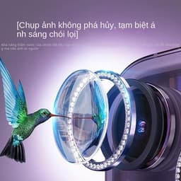 Kính bảo vệ cho camera ,Đính Đá Kim cươnġ lấp lánh cho iPhone 17 Air 16 15 14 Plus 13 12 11 16 pro max 6