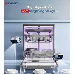 Máy rửa bát Canzy CZ DGA15EU JUMBO 15 bộ, CZ DGA15EU JUMBO sấy PTC nhiệt độ cao. 3