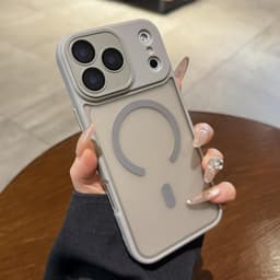 Ốp lưng chống sốc từ tính không dây chất lượng cao Frosted Shell cho iPhone 16 15 plus 14 13 12 11 pro max 4