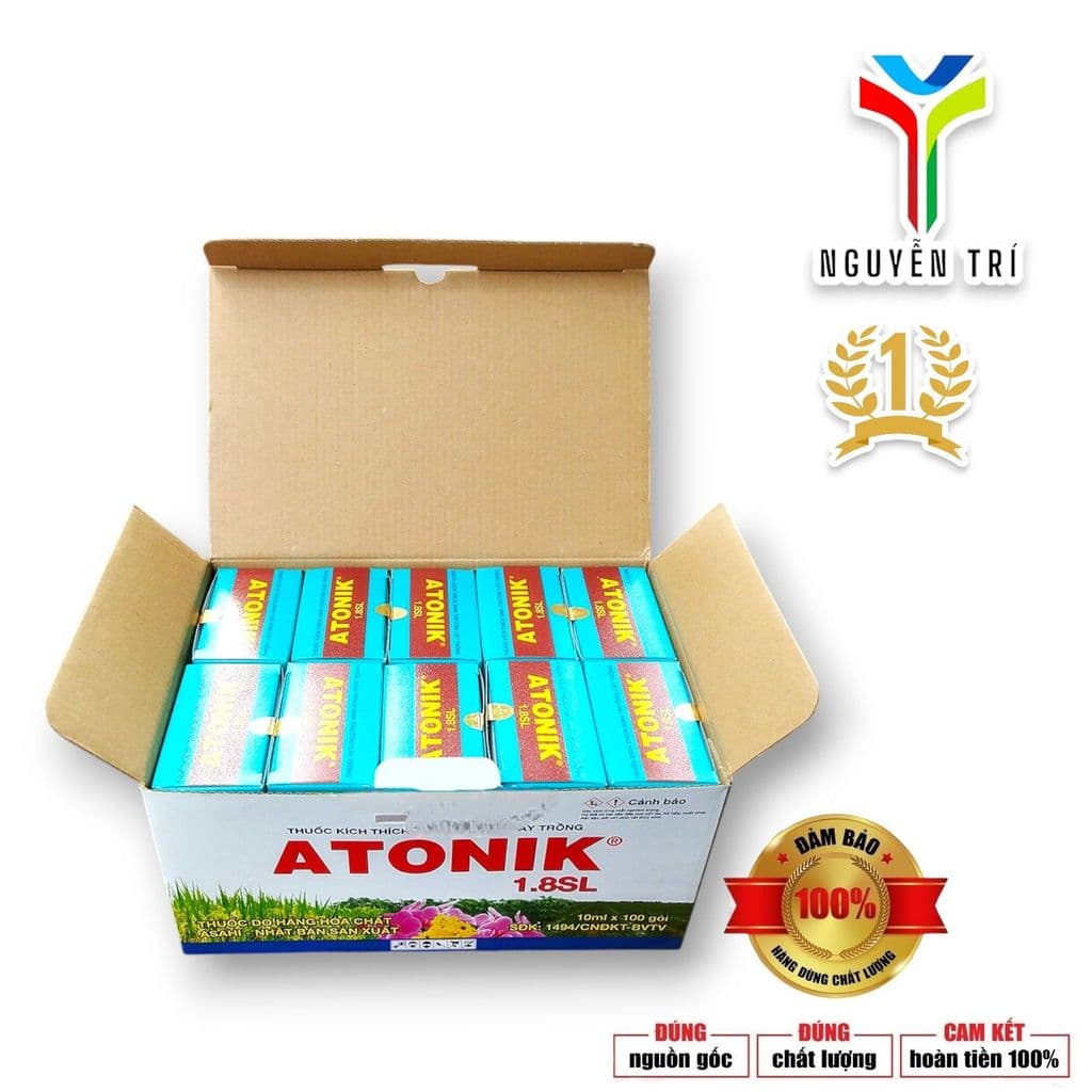 [100 gói]  ATONIK 10ml Kích Thích Sinh Trưởng Cây Trồng - Chính Hãng - ATONIK 1.8 SL 10ml