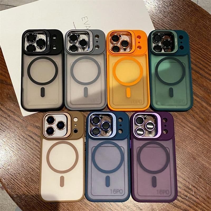 Ốp lưng tản nhiệt mờ nâng cấp, ốp lưng điện thȯại từ tính cho iPhone 16 11 12 13 14 15 16 pro max plus