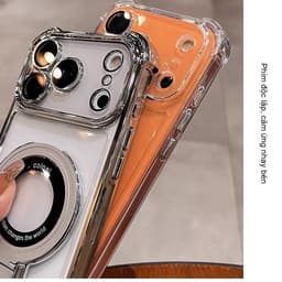 Ốp lưng điện thoại chống sốc và chống rơi bốn góc có giá đỡ từ tính cho iPhone 17 16 11 12 13 14 15 17 pro max 9