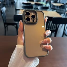 Ốp lưng trong suốt chống va đập không ố vàng bảo vệ ống kính kim loại cho iPhone 16 15 14 plus 13 12 11 pro max 9