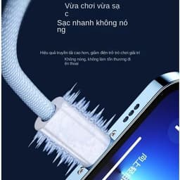 Cáp Sạc Nhanh PD 20w Dài 2M, 1M Type C to Type C Dây Sạc Nhanh Dù Chống Đứt Dùng Cho Củ Cạc Nhanh ip Type C To Lᶖght 6
