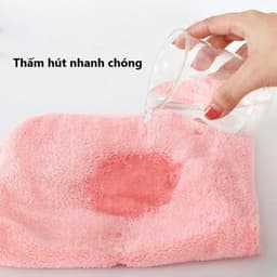 Khăn Choàng Đánh Răng Trẻ Em | Chống Ướt, Vải Lông Microfiber Siêu Mềm, Nút Bấm Cố Định 8