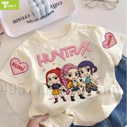 COD✅ (Hồ Chí Minh)Kids T Mall Áo phông tay ngắn In hình hoạt hình Áo Kiểu rộng và ấn tượng Trẻ em thời trang #VN1204 4