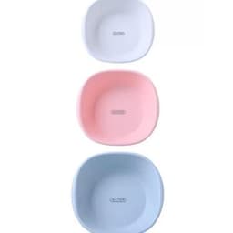 Bộ 3 Chậu Nhựa Đa Năng Hình Vuông 2 Lớp, Chậu Rửa Rau Củ Quả, Nhựa PP Cao Cấp An Toàn 9