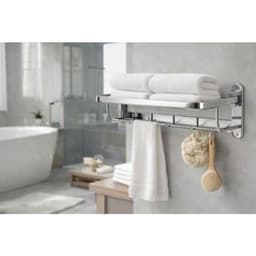 Giá Treo Khăn KYTO HOME Nhà Tắm, Vắt khăn giàn nhà tắm inox 304 - TUIDO SHOP 7