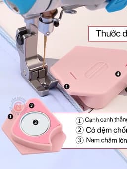 cử hít nam châm đa giác canh thẳng đường may có thước 3