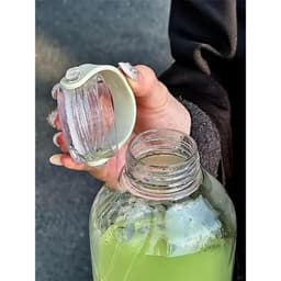 Bình Đựng Dung Tích 1000ml Nước Dễ Thương, Bình Đựng Nước Mùa Hè Có Kèm STIKER Động Vật Dễ Thương 8