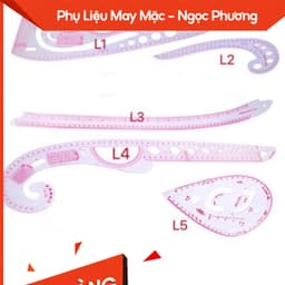 THƯỚC VẼ ĐƯỜNG CONG TRONG NGÀNH MAY 1