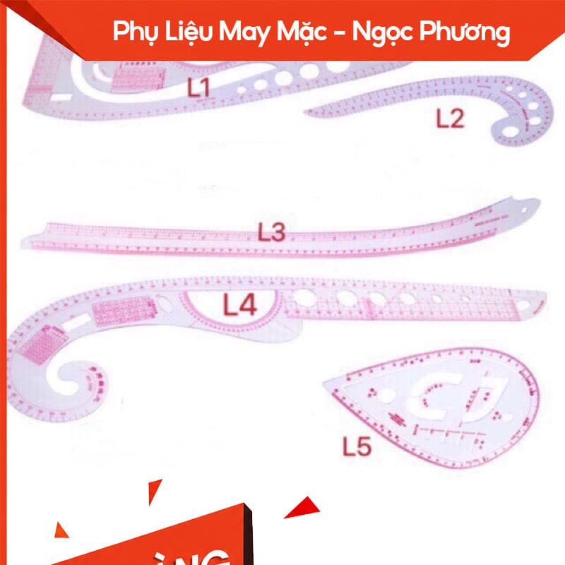THƯỚC VẼ ĐƯỜNG CONG TRONG NGÀNH MAY