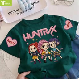 COD✅ (Hồ Chí Minh)Kids T Mall Áo phông tay ngắn In hình hoạt hình Áo Kiểu rộng và ấn tượng Trẻ em thời trang #VN1204 6