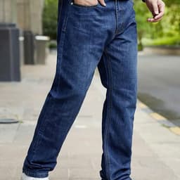 Quần Jean nam ống suông co giãn Cao Cấp mã JD53 Menswear Pants 4