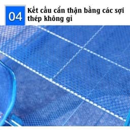 Lồng Lưới Phơi Đa Năng, Phơi khô thược phẩm, phơi cá khô chống côn trùng treo 4 tầng để phơi cá khô có thể xếp gấp gọn, 5