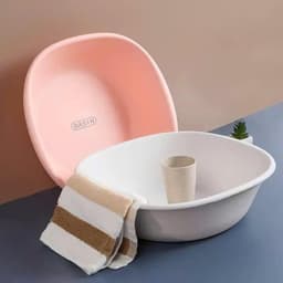 Bộ 3 Chậu Nhựa Đa Năng Hình Vuông 2 Lớp, Chậu Rửa Rau Củ Quả, Nhựa PP Cao Cấp An Toàn 6