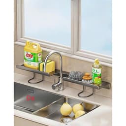 Kệ Đựng Đồ Rửa Chén Bát,Để Đồ Trang Sức,Chất Liệu Thép Carbon Chắc Chắn 4