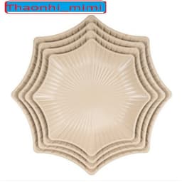 Đĩa Nhựa Phíp Hình Ngôi Sao Cao Cấp Đĩa Đựng Hoa Quả, Đồ Ăn Sang Trọng Dày Dặn 1190 / 91/92/93 1