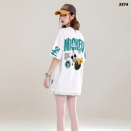 Áo Thun Chuột Vui Vẻ The Boy 3374 Localbrand HY KORÉ Vải Cotton 100% Co giãn 2 Chiều 250gsm Phom Rộng Unisex Oversize 5