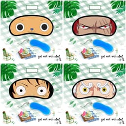 Bịt mắt Luffy Zoro One Piece Đảo hải tặc miếng che mắt ngủ phụ kiện cosplay 5