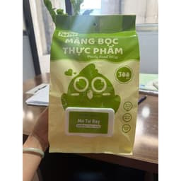 Túi 300c màng bọc thực phẩm chất liệu PE treo tường dạng rút, tiện lợi, có chun co dãn siêu dai AMIZIN 1