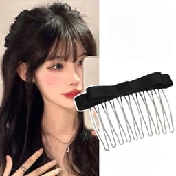 Set 2 Kẹp Xược Tóc Đính Nơ Tạo Độ Bồng Tóc Cho Nữ Siêu Xinh Phong Cách Korea Siêu Hot 1