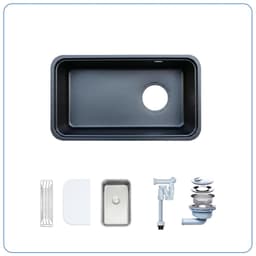CHẬU RỬA BÁT 1 HỐ NOBINOX NOVA A284B | KÍCH THƯỚC 82CM X 46CM | HÀNG CHÍNH HÃNG 4