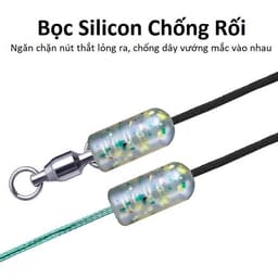 Trục Câu Đài Buộc Sẵn Nylon Cao Cấp Trục Săn Hàng Chuyên Câu Cá Lớn Bọc Silicon Siêu Bền DC24 6
